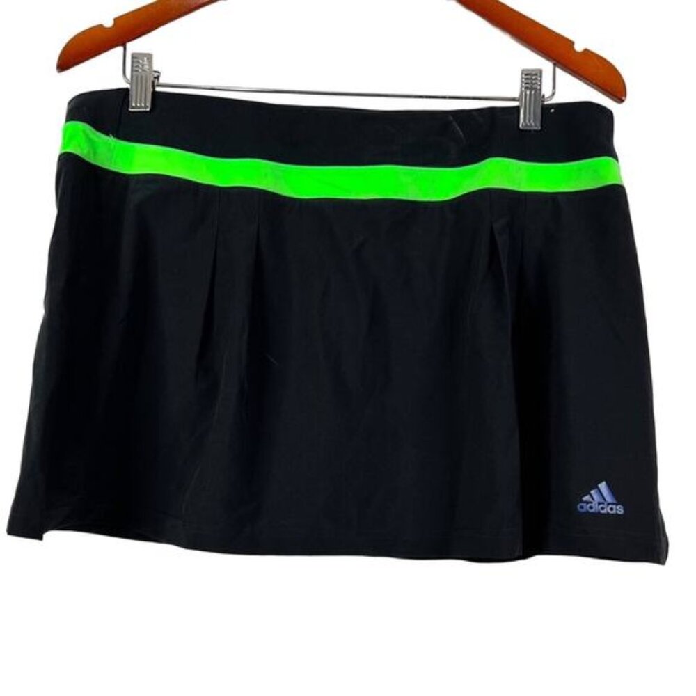 Adidas Climalite Women’s Tennis Skort NWT in Black/Greenzest